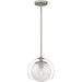 Quoizel - One Light Mini Pendant - Quoizel Piccolo Pendant - Brushed Nickel- Union Lighting Luminaires Decor