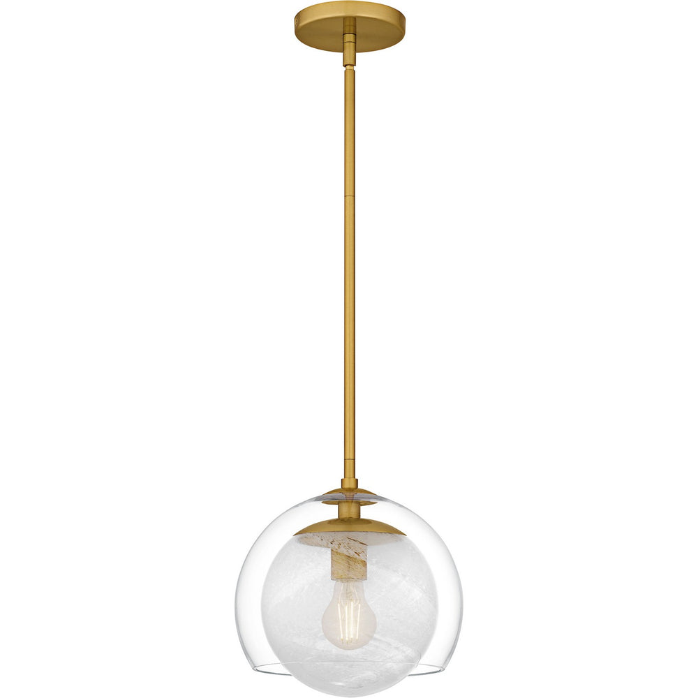 Quoizel - One Light Mini Pendant - Quoizel Piccolo Pendant - Brushed Gold- Union Lighting Luminaires Decor