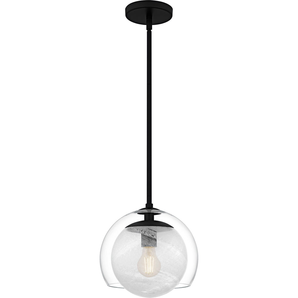Quoizel - One Light Mini Pendant - Quoizel Piccolo Pendant - Matte Black- Union Lighting Luminaires Decor