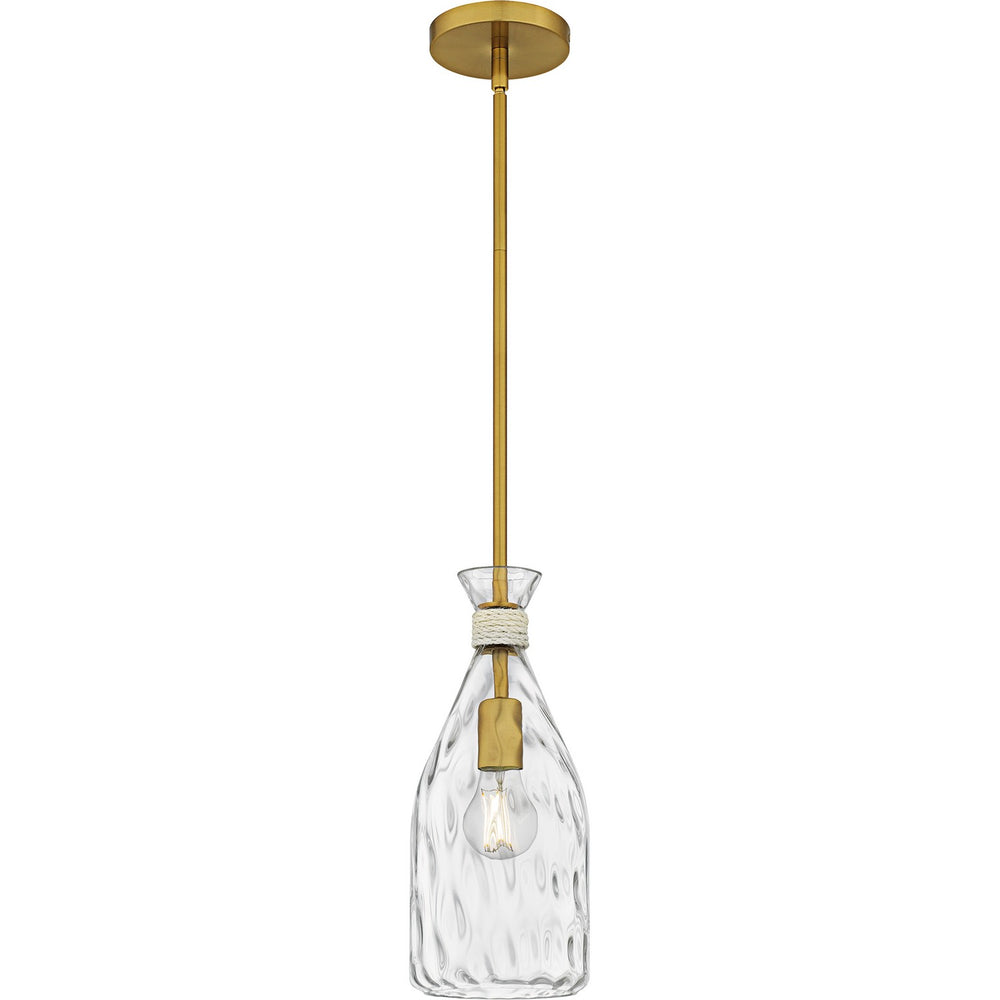 Quoizel - One Light Mini Pendant - Quoizel Piccolo Pendant - Brushed Gold- Union Lighting Luminaires Decor