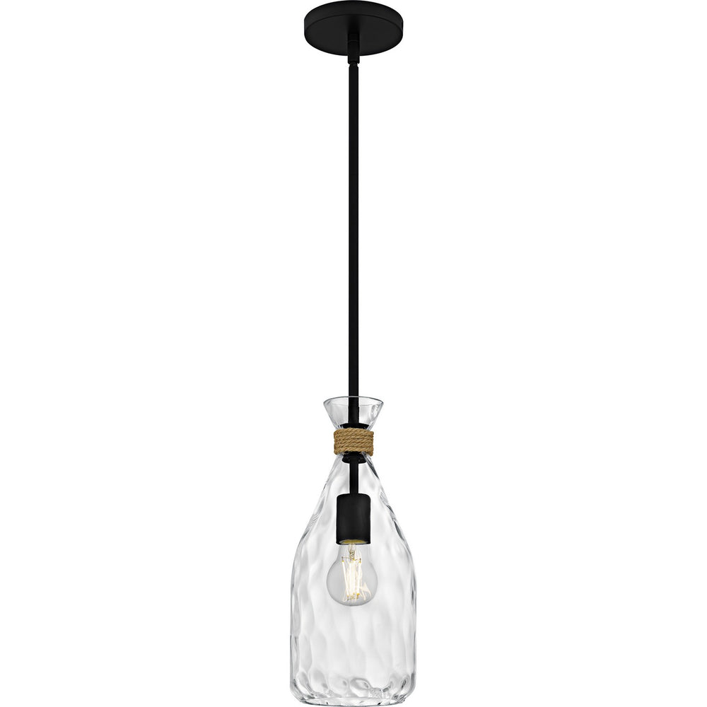Quoizel - One Light Mini Pendant - Quoizel Piccolo Pendant - Matte Black- Union Lighting Luminaires Decor