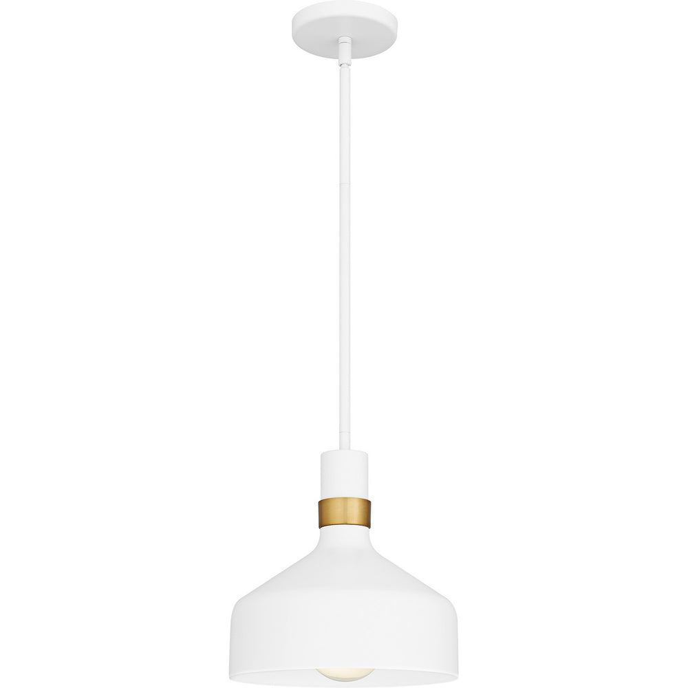 Quoizel - One Light Mini Pendant - Quoizel Piccolo Pendant - Matte White- Union Lighting Luminaires Decor