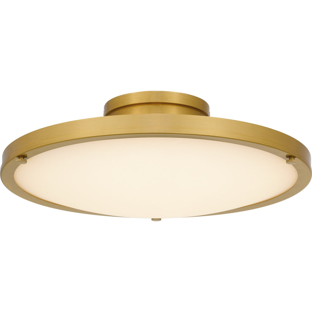 Quoizel - LED Semi-Flush Mount - Quoizel Semi-Flush Mount - Brushed Gold- Union Lighting Luminaires Decor