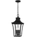 Quoizel - Four Light Outdoor Hanging Lantern - Quentin - Earth Black- Union Lighting Luminaires Decor