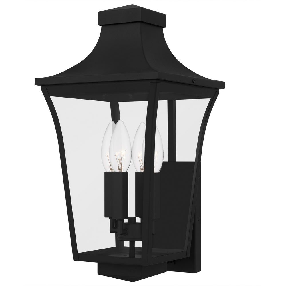 Quoizel - Four Light Outdoor Wall Lantern - Quentin - Earth Black- Union Lighting Luminaires Decor