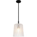 Quoizel - One Light Mini Pendant - Gray - Matte Black- Union Lighting Luminaires Decor