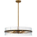 Quoizel - Six Light Pendant - Reagan - Matte Black- Union Lighting Luminaires Decor