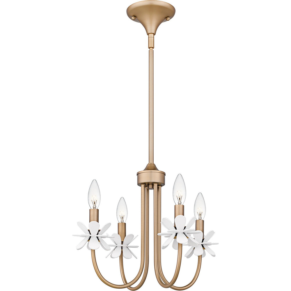 Quoizel - Four Light Chandelier - Remy - Bronze Gold- Union Lighting Luminaires Decor