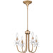 Quoizel - Four Light Chandelier - Remy - Bronze Gold- Union Lighting Luminaires Decor