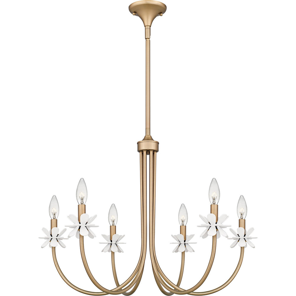 Quoizel - Six Light Chandelier - Remy - Bronze Gold- Union Lighting Luminaires Decor