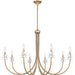 Quoizel - Eight Light Chandelier - Remy - Bronze Gold- Union Lighting Luminaires Decor