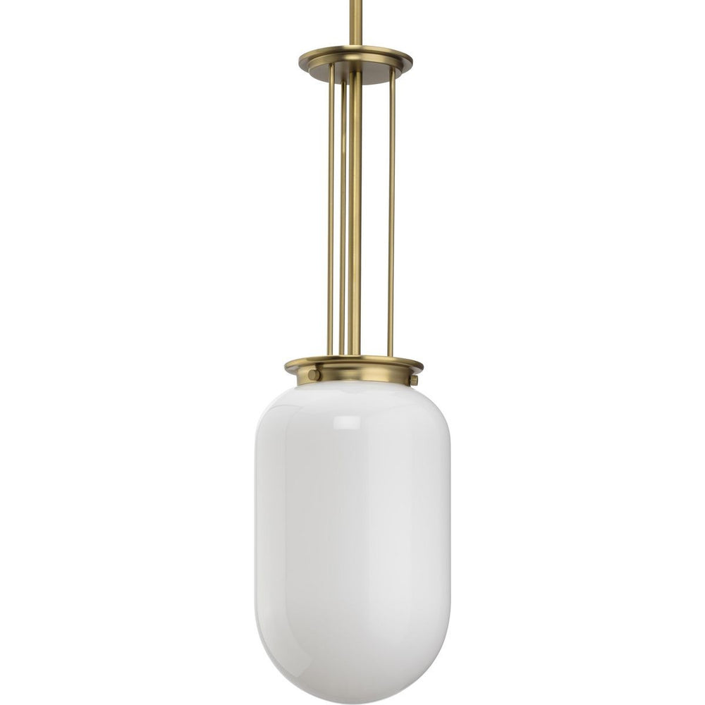 Progress Canada - One Light Pendant - Alisse - Brushed Gold- Union Lighting Luminaires Decor