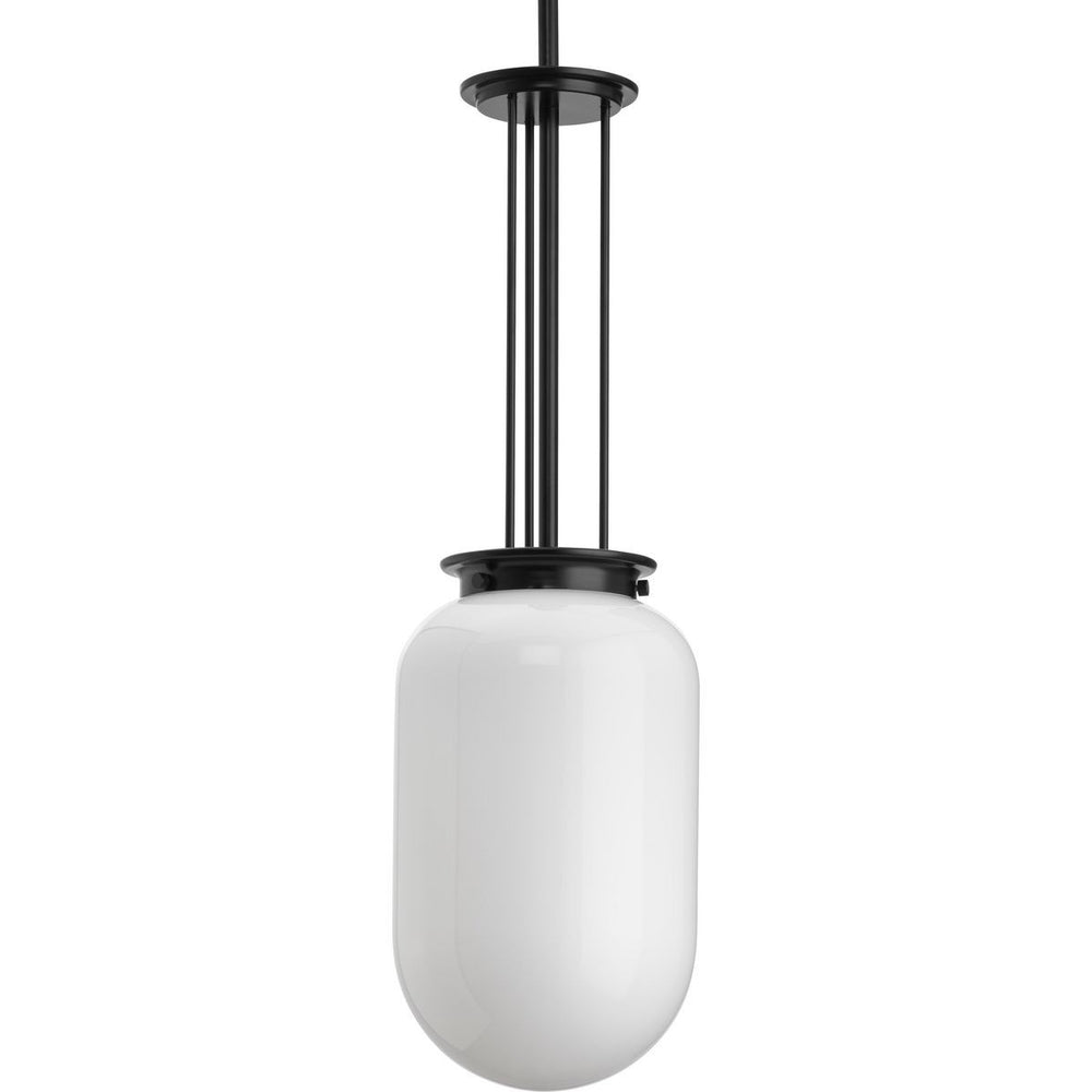 Progress Canada - One Light Pendant - Alisse - Matte Black- Union Lighting Luminaires Decor