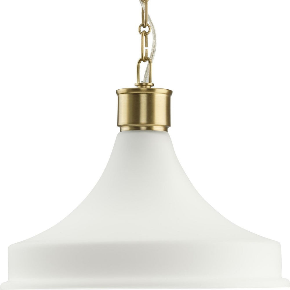 Progress Canada - One Light Pendant - Graelyn - Brushed Gold- Union Lighting Luminaires Decor