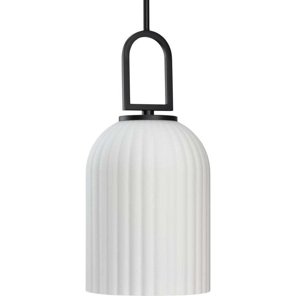 Progress Canada - One Light Pendant - Stanza - Matte Black- Union Lighting Luminaires Decor
