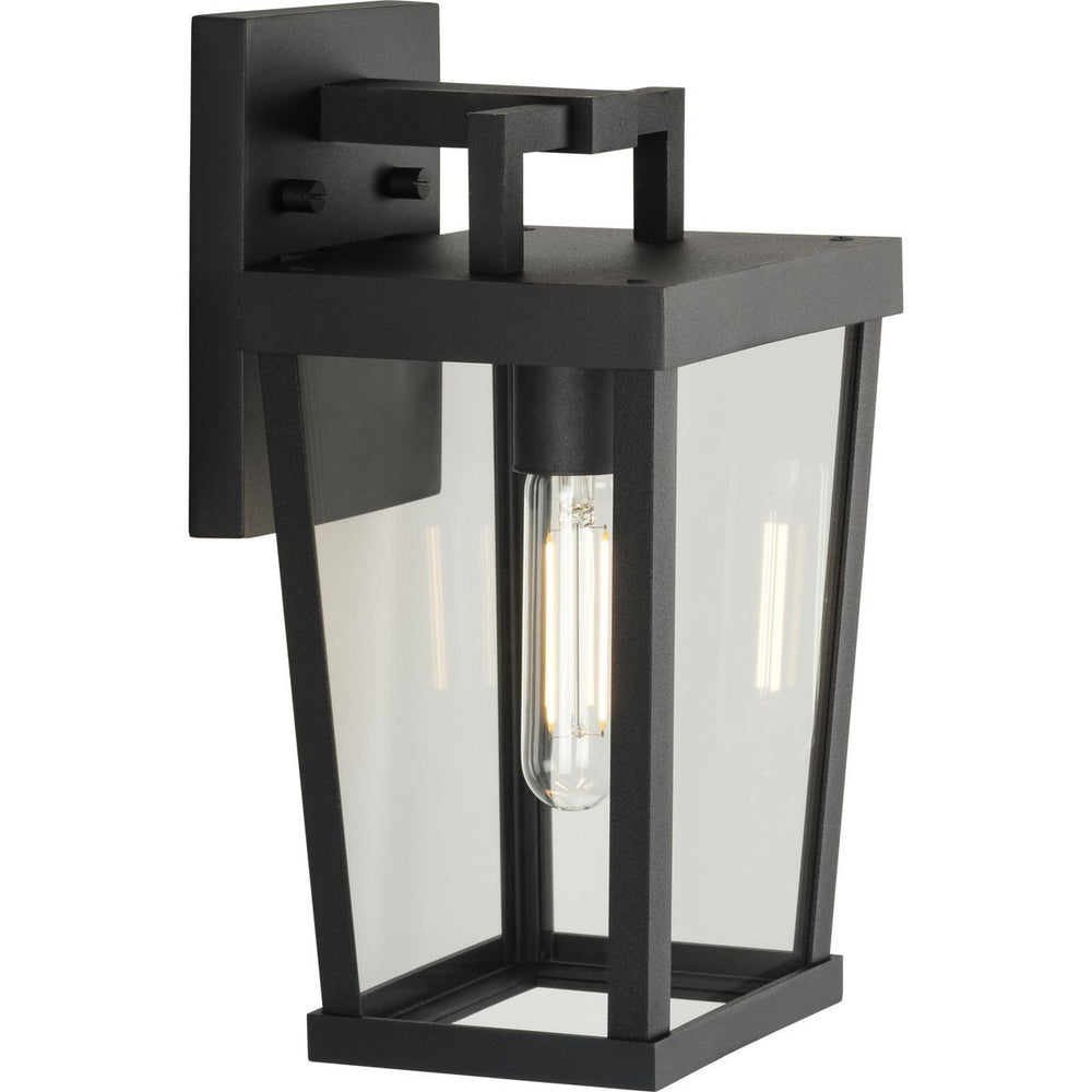 Progress Canada - One Light Outdoor Wall Lantern - Tryon - Black- Union Lighting Luminaires Decor