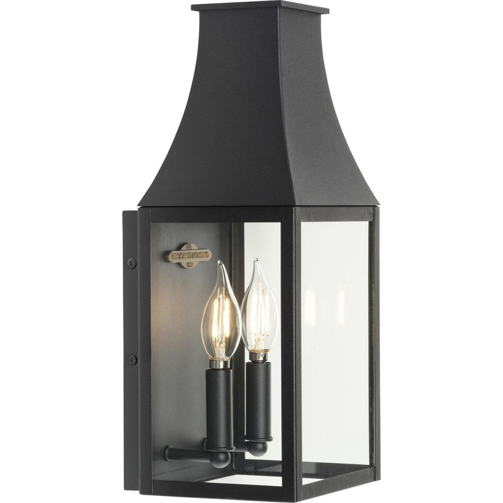 Progress Canada - Two Light Outdoor Wall Lantern - Radcliffe - Black- Union Lighting Luminaires Decor