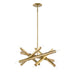 DVI Canada - 12 Light Pendant - Kestrel - Brass- Union Lighting Luminaires Decor