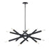 DVI Canada - 12 Light Pendant - Kestrel - Ebony- Union Lighting Luminaires Decor