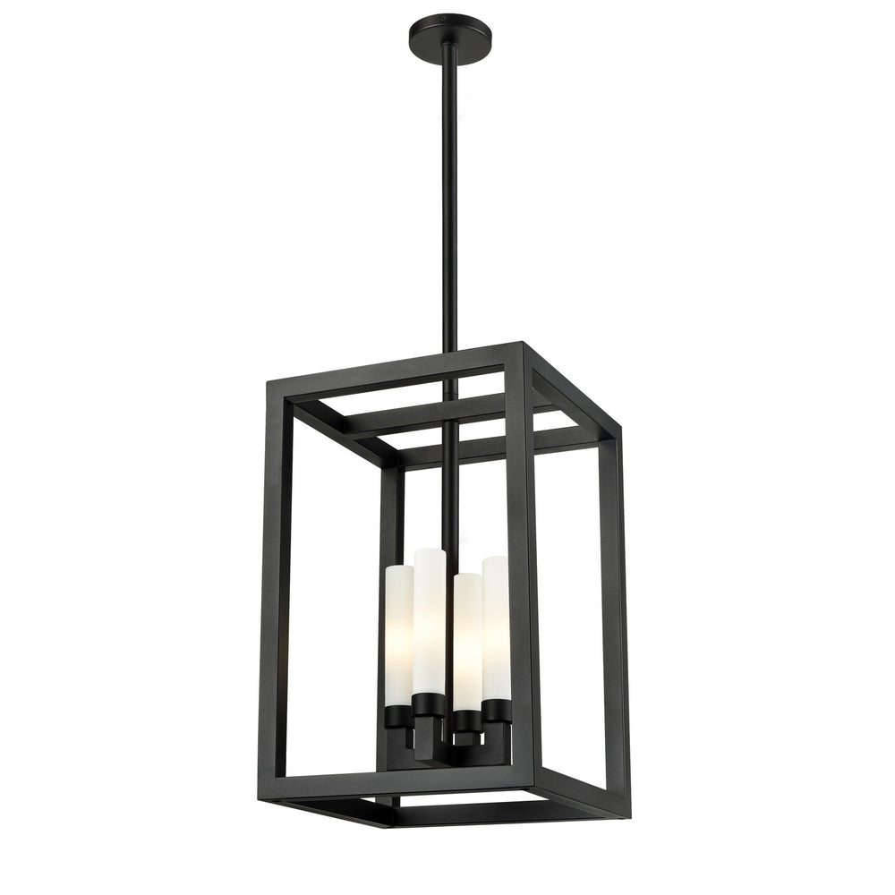 DVI Canada - Four Light Pendant - Ajax - Black- Union Lighting Luminaires Decor