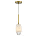 DVI Canada - One Light Pendant - Javelin - Gold- Union Lighting Luminaires Decor