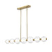 DVI Canada - LED Linear Pendant - Glimmer - Brass- Union Lighting Luminaires Decor