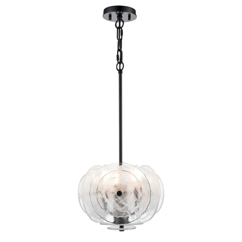 DVI Canada - Three Light Pendant - Carousel - Ebony- Union Lighting Luminaires Decor