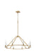 DVI Canada - Eight Light Chandelier - Carisbrooke - Brass- Union Lighting Luminaires Decor