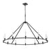 DVI Canada - 12 Light Chandelier - Carisbrooke - Ebony- Union Lighting Luminaires Decor