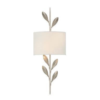 Crystorama - Two Light Wall Sconce - Broche - Antique Silver- Union Lighting Luminaires Decor