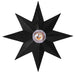 Crystorama - One Light Wall Sconce - Astro - Black- Union Lighting Luminaires Decor