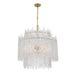 Crystorama - Eight Light Chandelier - Ackerly - Aged Brass- Union Lighting Luminaires Decor