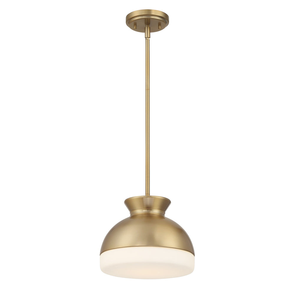 Crystorama - One Light Mini Pendant - Gidget - Vibrant Gold- Union Lighting Luminaires Decor
