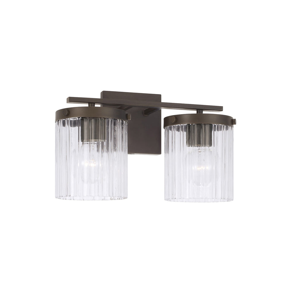 Capital Lighting - Two Light Vanity - Vaughn - Oil Rubbed Bronze- Union Lighting Luminaires Decor