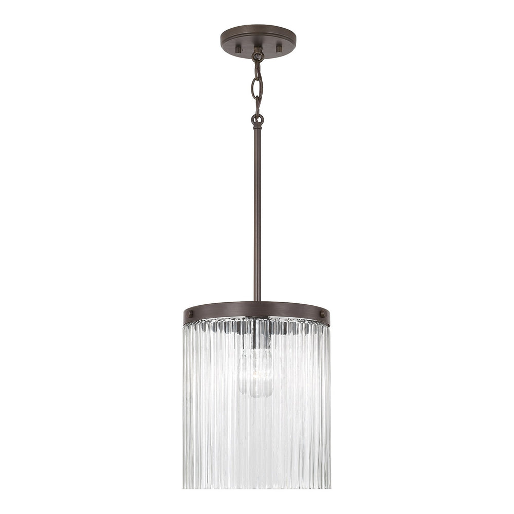 Capital Lighting - One Light Pendant - Vaughn - Oil Rubbed Bronze- Union Lighting Luminaires Decor
