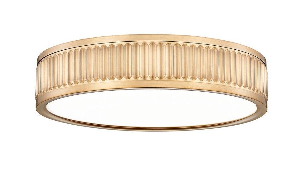 Z-Lite Canada - LED Flush Mount - Stari - Modern Gold- Union Lighting Luminaires Decor