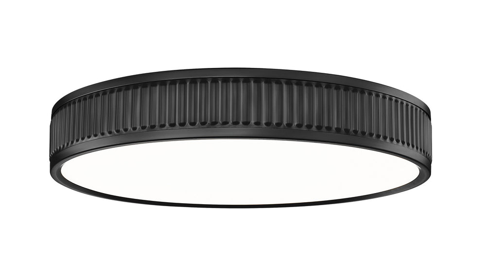 Z-Lite Canada - LED Flush Mount - Stari - Matte Black- Union Lighting Luminaires Decor