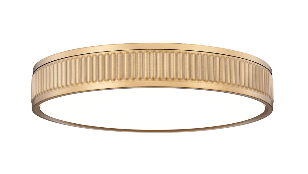 Z-Lite Canada - LED Flush Mount - Stari - Modern Gold- Union Lighting Luminaires Decor