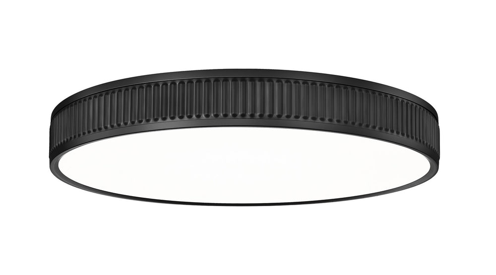Z-Lite Canada - LED Flush Mount - Stari - Matte Black- Union Lighting Luminaires Decor
