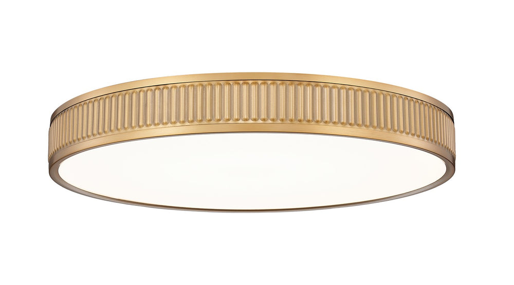 Z-Lite Canada - LED Flush Mount - Stari - Modern Gold- Union Lighting Luminaires Decor