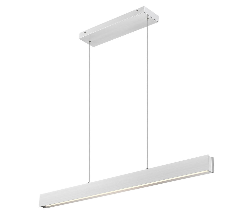 Z-Lite Canada - LED Linear Chandelier - Hudson - Brushed Nickel- Union Lighting Luminaires Decor