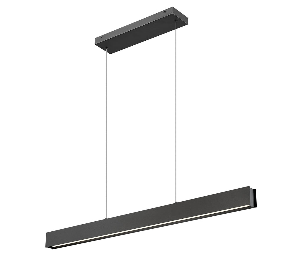 Z-Lite Canada - LED Linear Chandelier - Hudson - Matte Black- Union Lighting Luminaires Decor