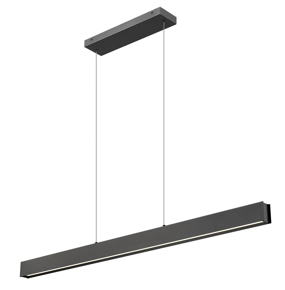 Z-Lite Canada - LED Linear Chandelier - Hudson - Matte Black- Union Lighting Luminaires Decor