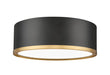 Z-Lite Canada - LED Flush Mount - Bradley - Matte Black + Modern Gold- Union Lighting Luminaires Decor