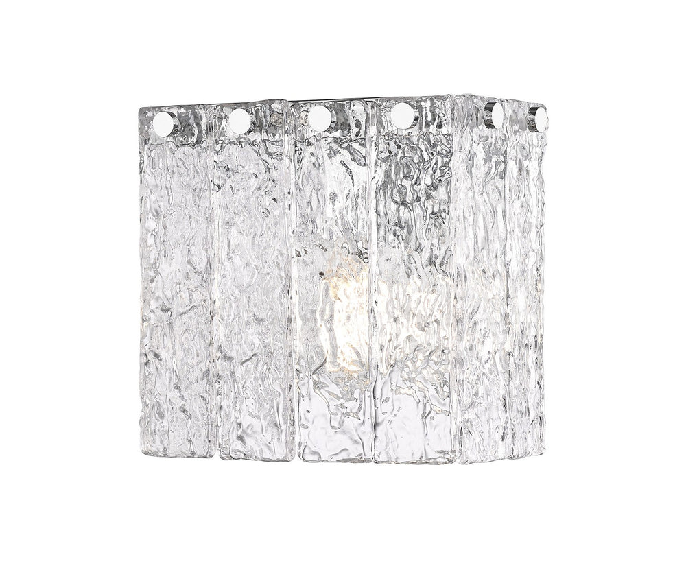 Z-Lite Canada - One Light Wall Sconce - Glacier - Chrome- Union Lighting Luminaires Decor
