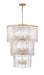 Z-Lite Canada - 12 Light Chandelier - Glacier - Modern Gold- Union Lighting Luminaires Decor