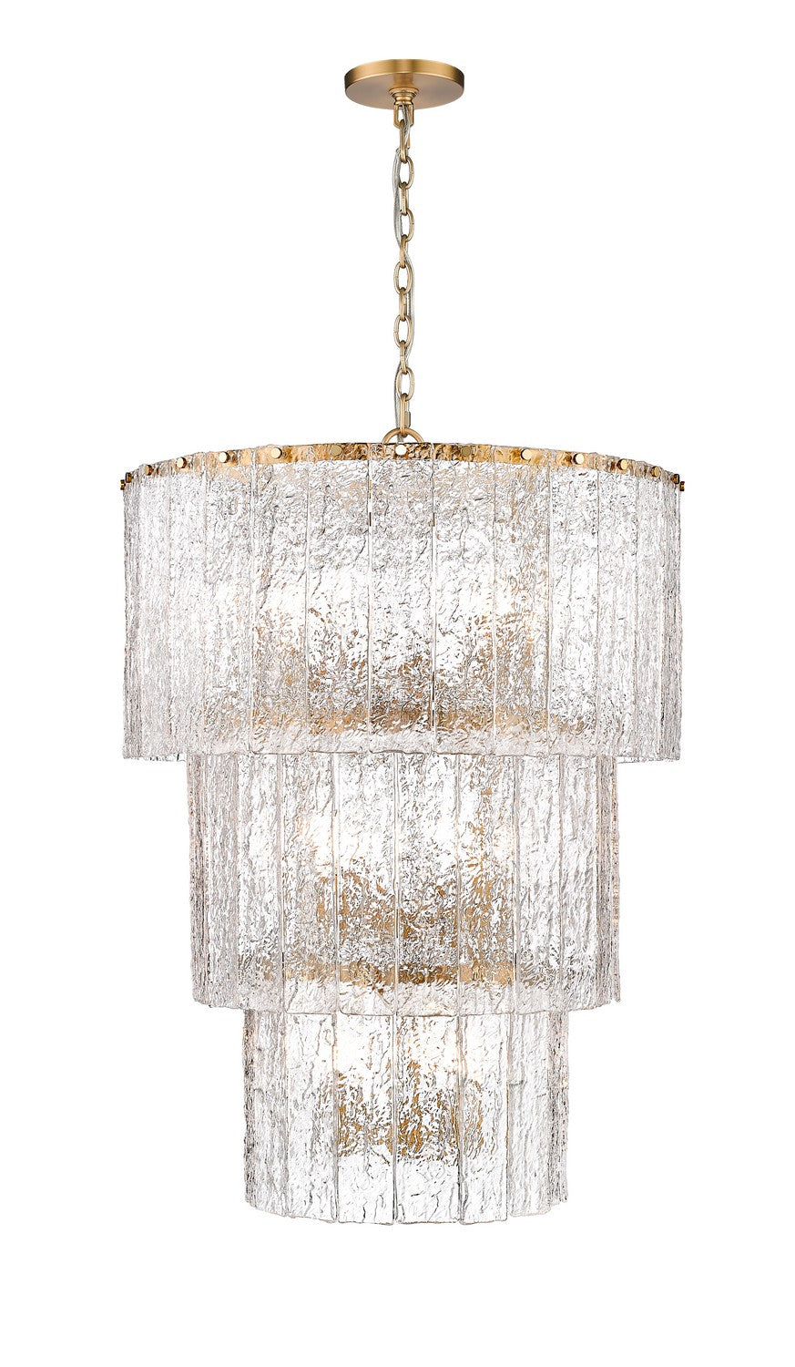 Z-Lite Canada - 12 Light Chandelier - Glacier - Modern Gold- Union Lighting Luminaires Decor