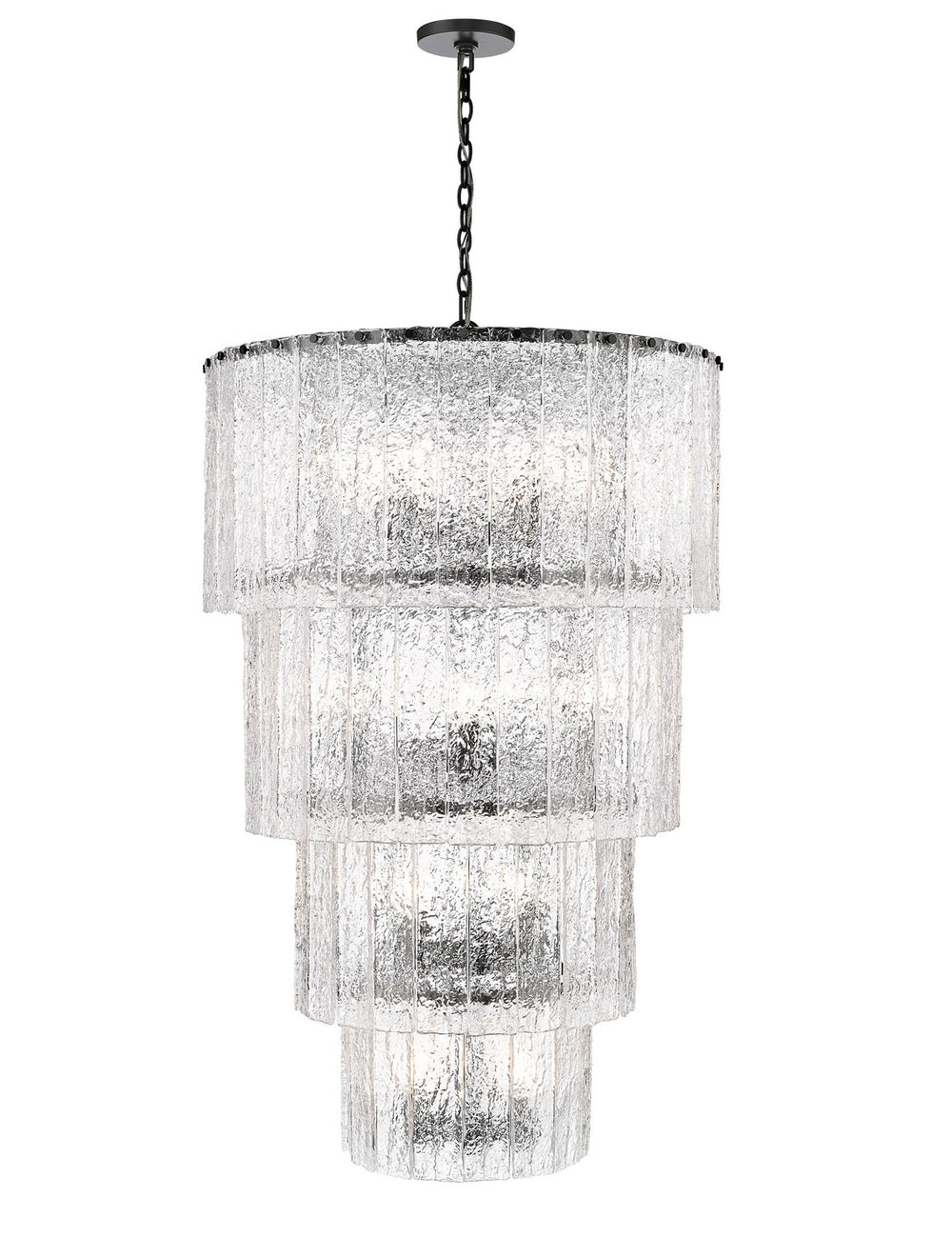 Z-Lite Canada - 18 Light Chandelier - Glacier - Matte Black- Union Lighting Luminaires Decor