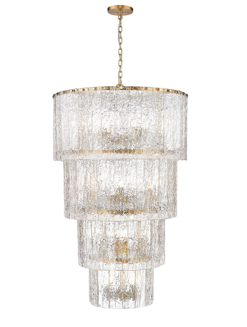 Z-Lite Canada - 18 Light Chandelier - Glacier - Modern Gold- Union Lighting Luminaires Decor