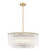 Z-Lite Canada - Ten Light Pendant - Glacier - Modern Gold- Union Lighting Luminaires Decor